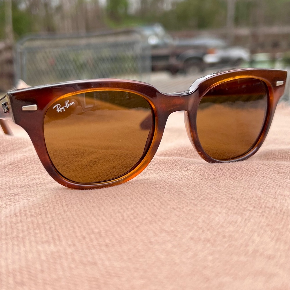 Authentic Vintage Ray-Ban 4168 METEOR 820 3N Havana Brown Sunglasses Rare